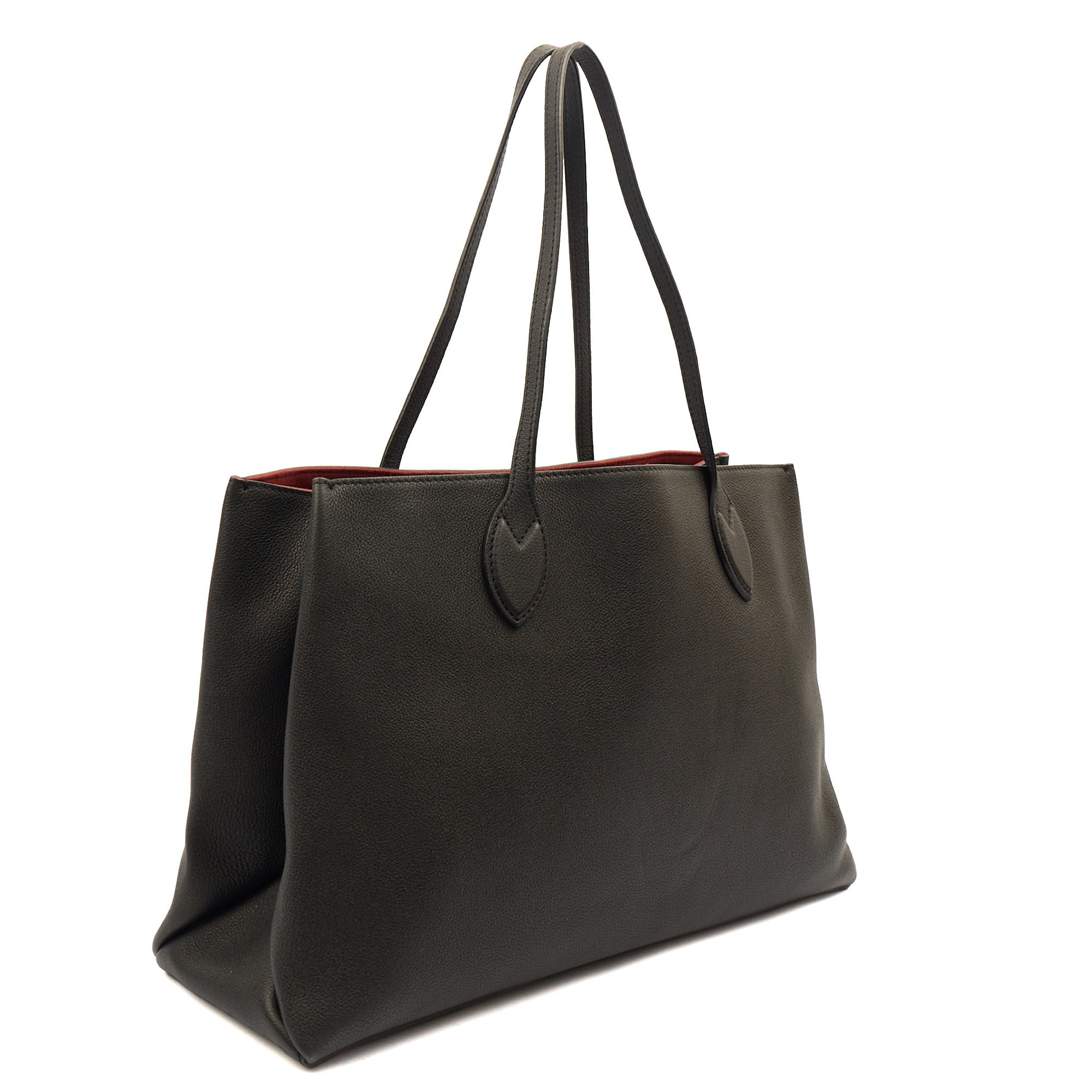Louis Vuitton Tote Lockme Tote PM in Black, Calfskin Leather
