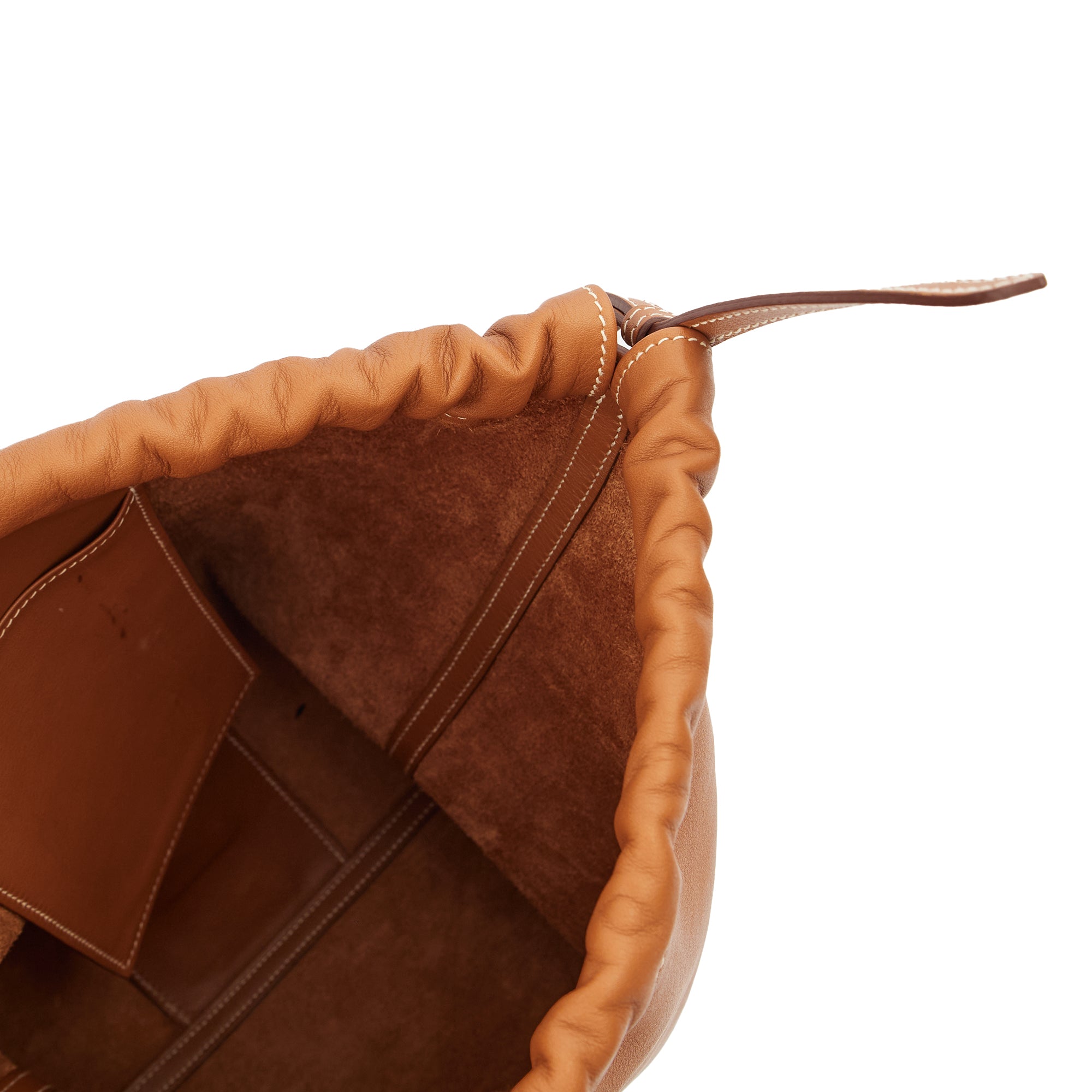 Hermes Tote Sac a Dos Bridado in Gold, Evercolour