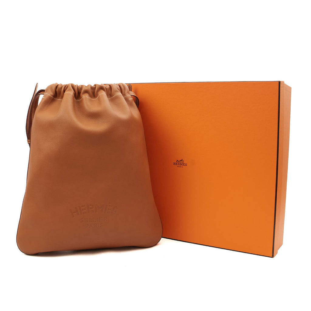 Hermes Tote Sac a Dos Bridado in Gold, Evercolour