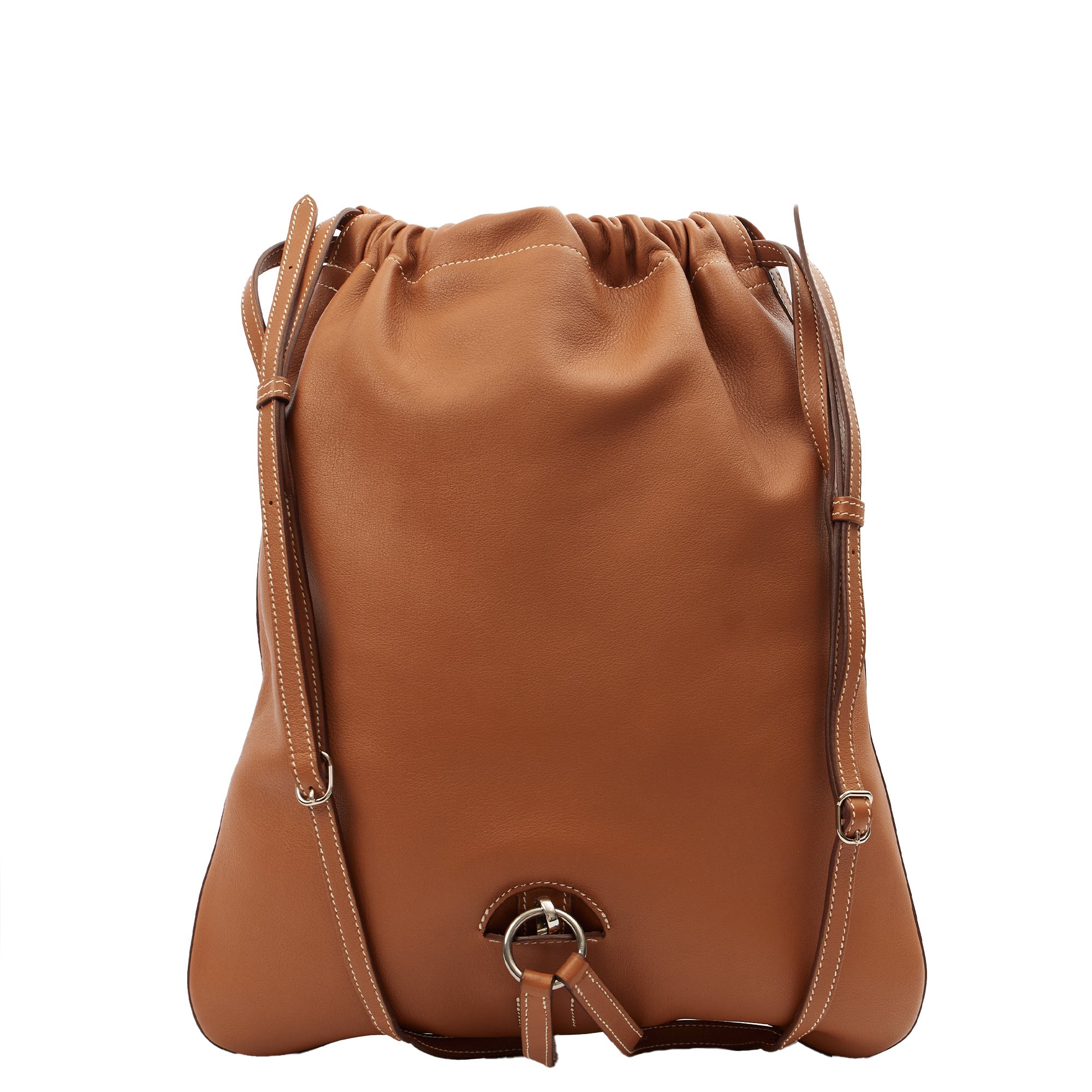 Hermes Tote Sac a Dos Bridado in Gold, Evercolour
