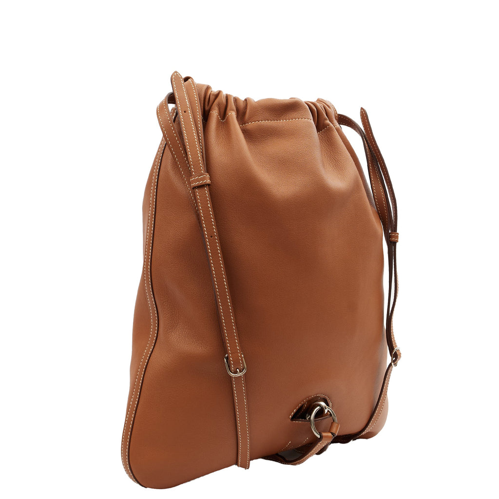 Hermes Tote Sac a Dos Bridado in Gold, Evercolour