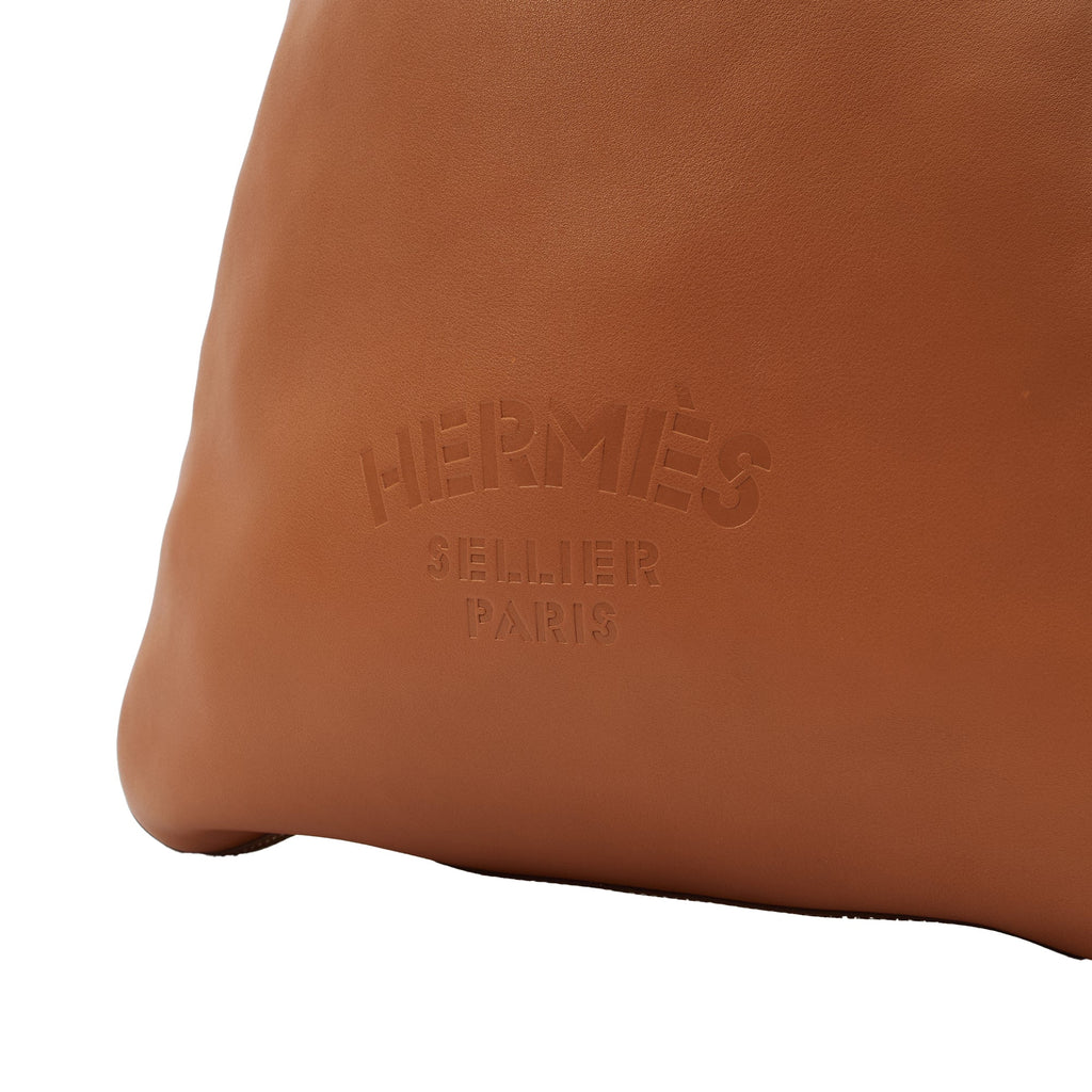 Hermes Tote Sac a Dos Bridado in Gold, Evercolour