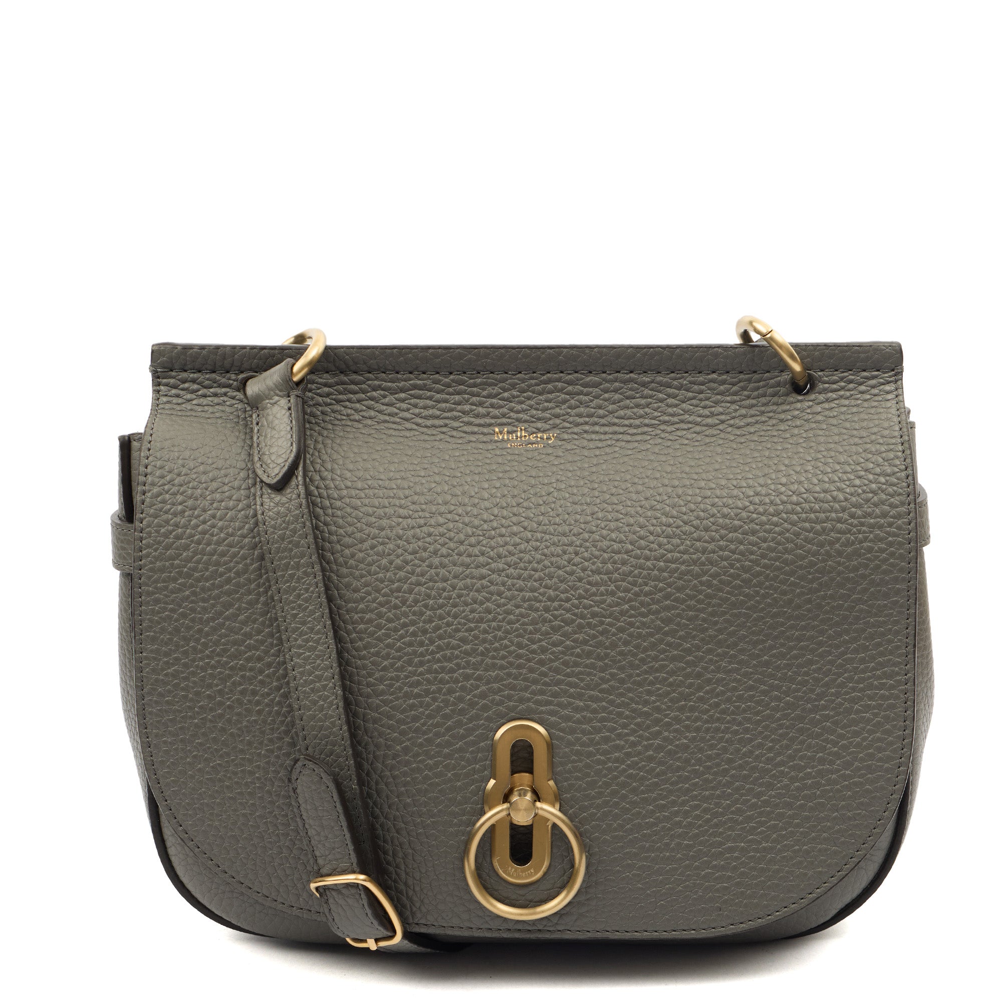Mulberry Cross Body Amberley in Grey, Calfskin Leather