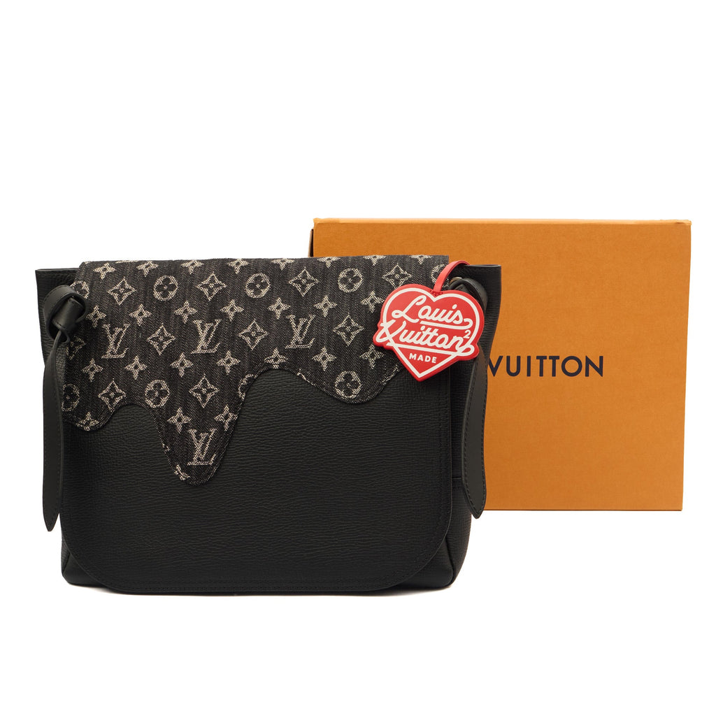 Louis Vuitton Shoulder Bag Louis Vuitton x Nigo Besace Tokyo in Black, Taurillon Leather