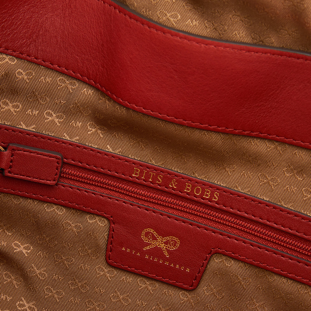 Anya Hindmarch Tote Tote in Red, Leather