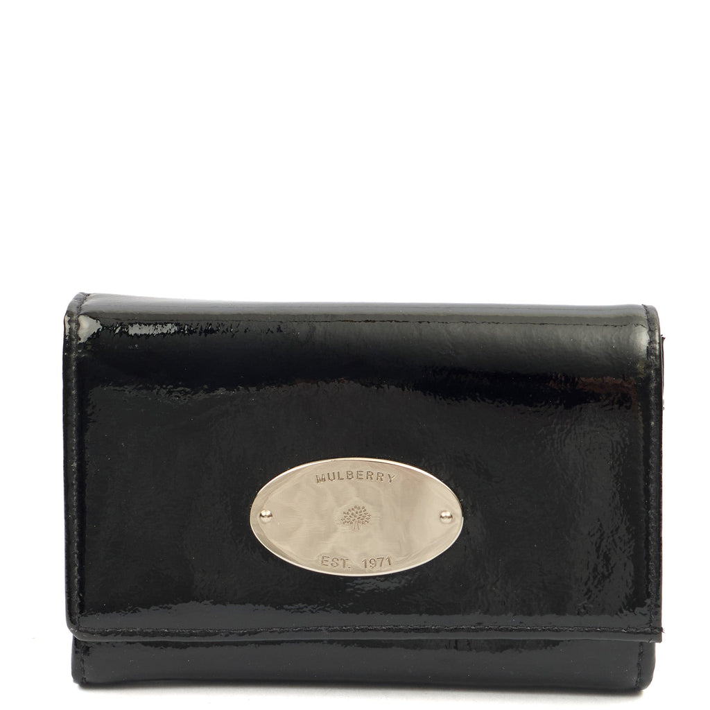 Mulberry Purse Blossom Purse in Black, Patent Leather