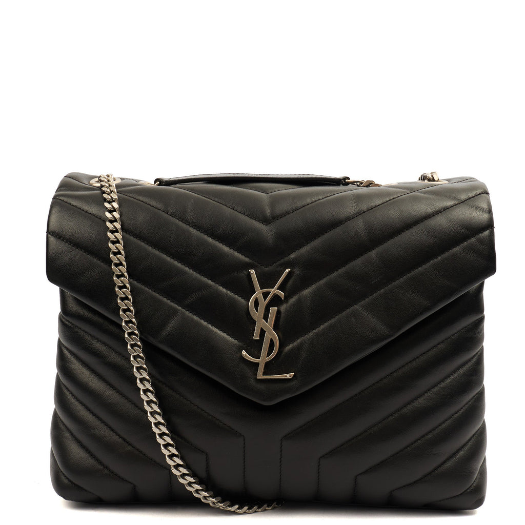 Saint Laurent Cross Body Lou Lou - Medium in Black, Leather