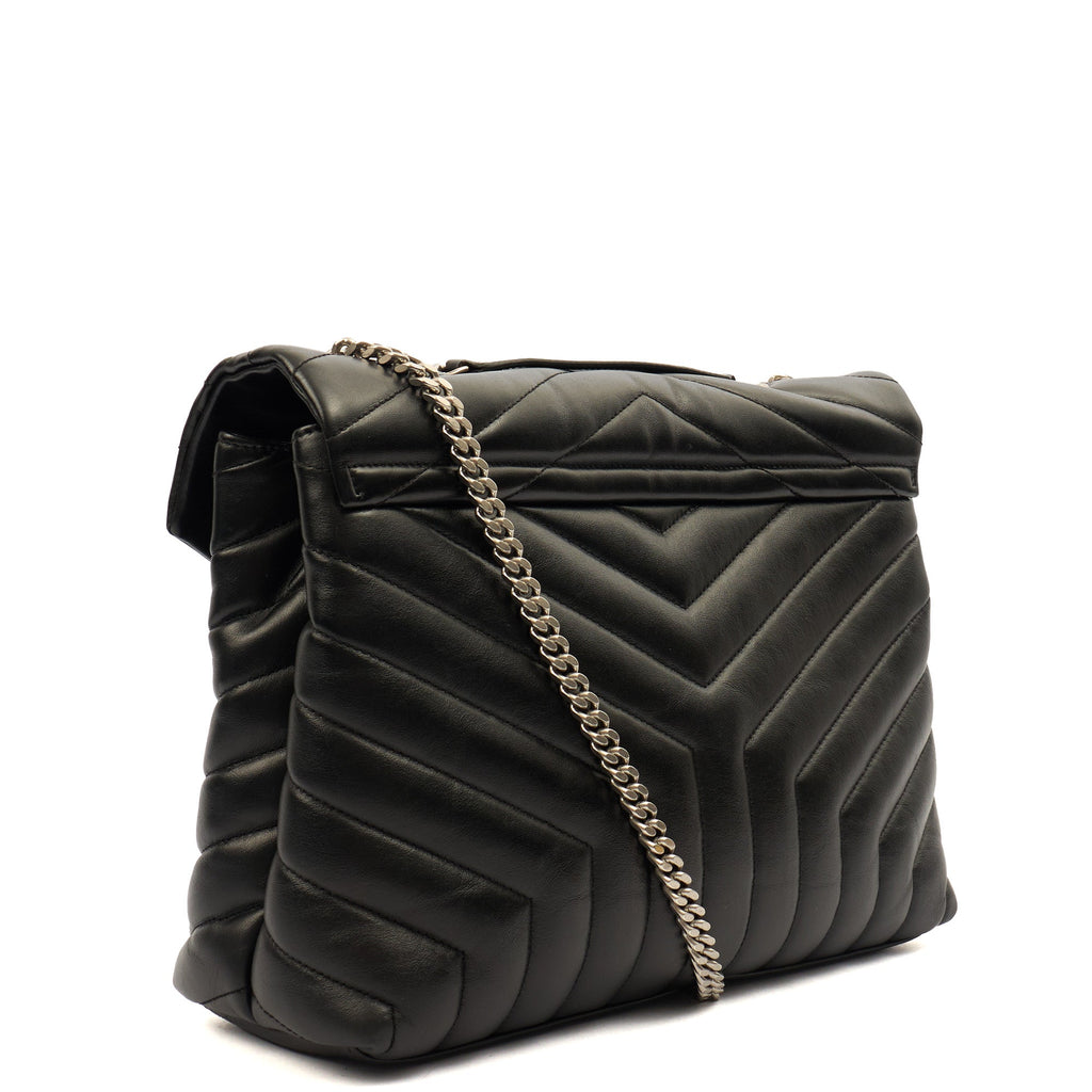 Saint Laurent Cross Body Lou Lou - Medium in Black, Leather