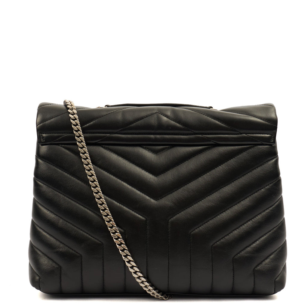 Saint Laurent Cross Body Lou Lou - Medium in Black, Leather