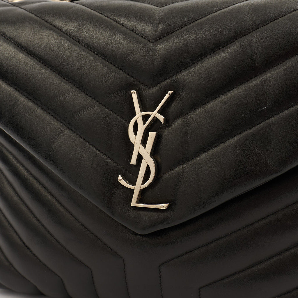Saint Laurent Cross Body Lou Lou - Medium in Black, Leather