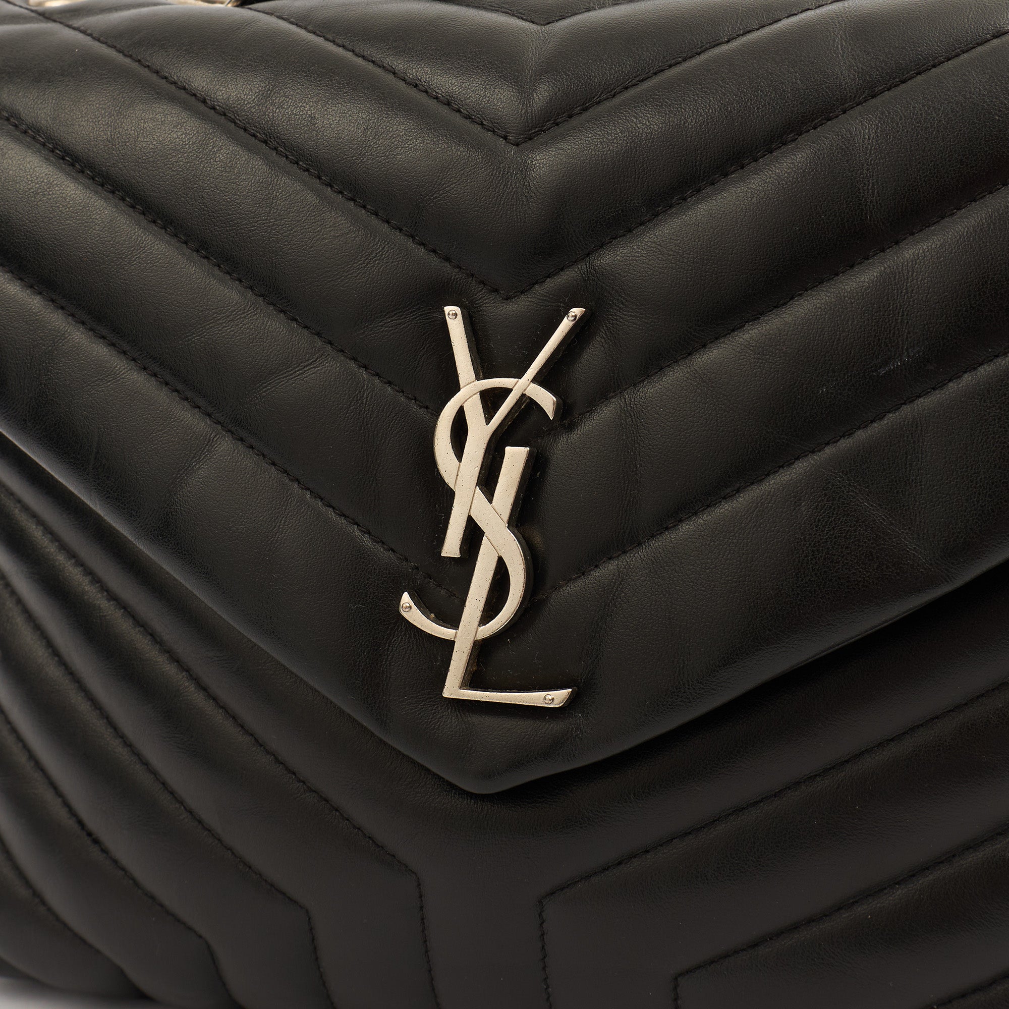 Saint Laurent Cross Body Lou Lou - Medium in Black, Leather