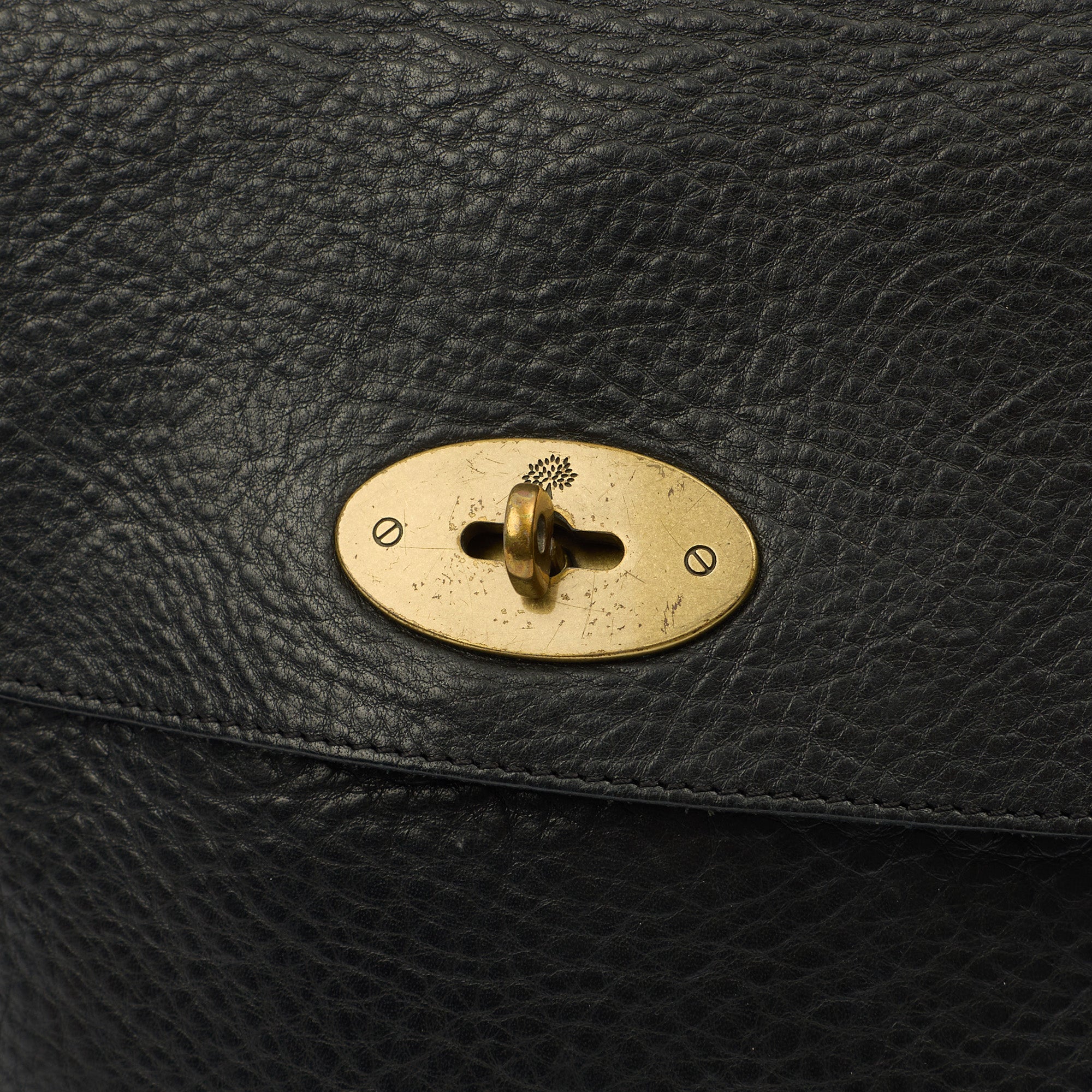 Mulberry Cross Body Antony in Black, Calfskin Leather