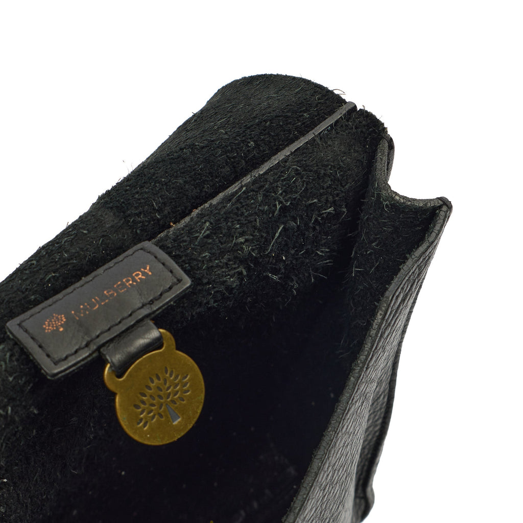 Mulberry Cross Body Antony in Black, Calfskin Leather