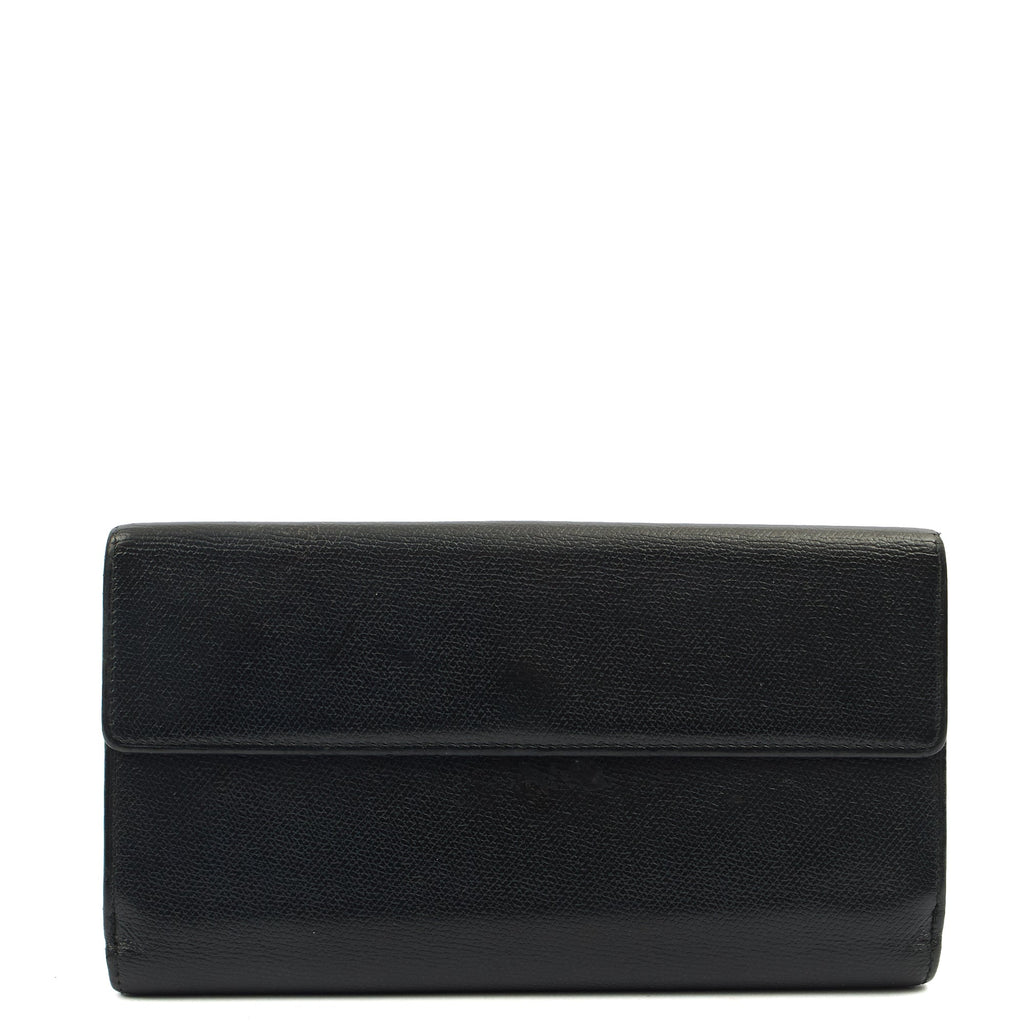 Chanel Wallet Zip Wallet in Black, Calfskin Leather
