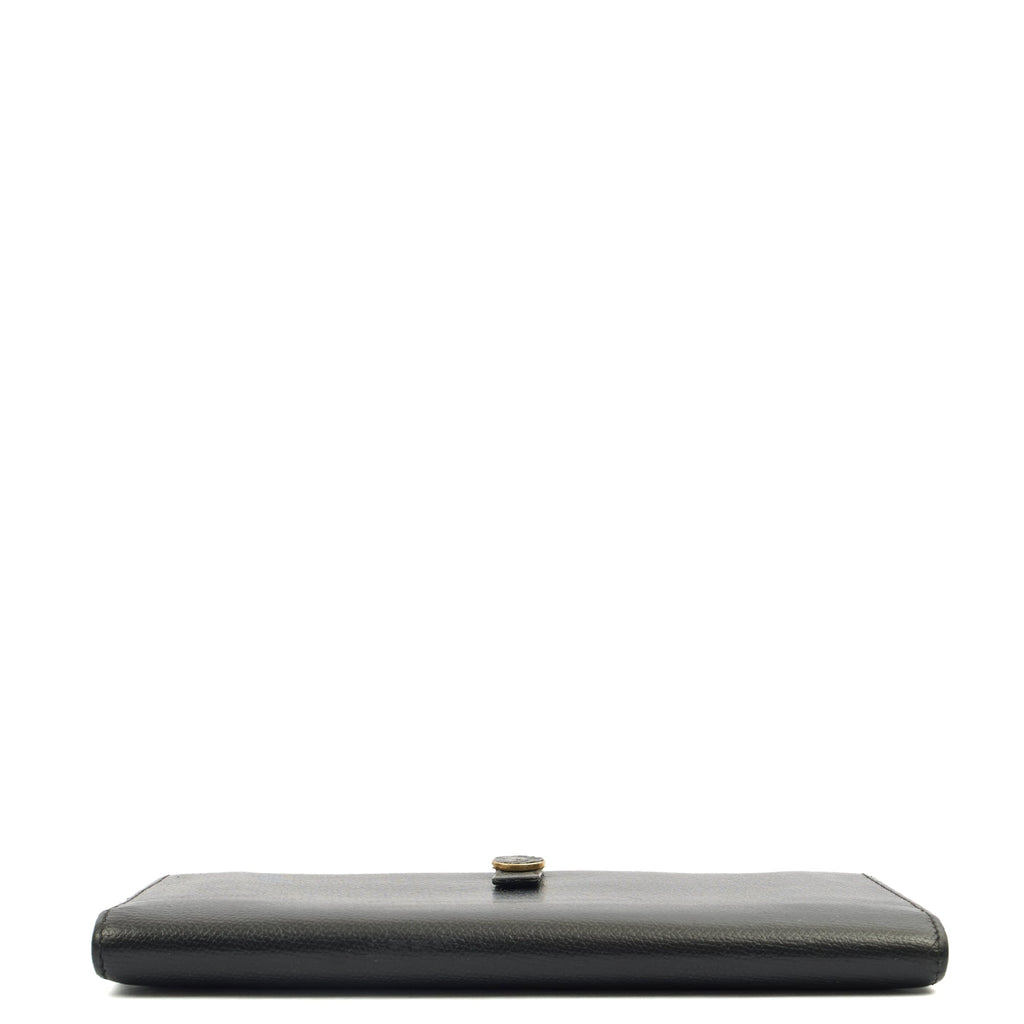Chanel Wallet Zip Wallet in Black, Calfskin Leather