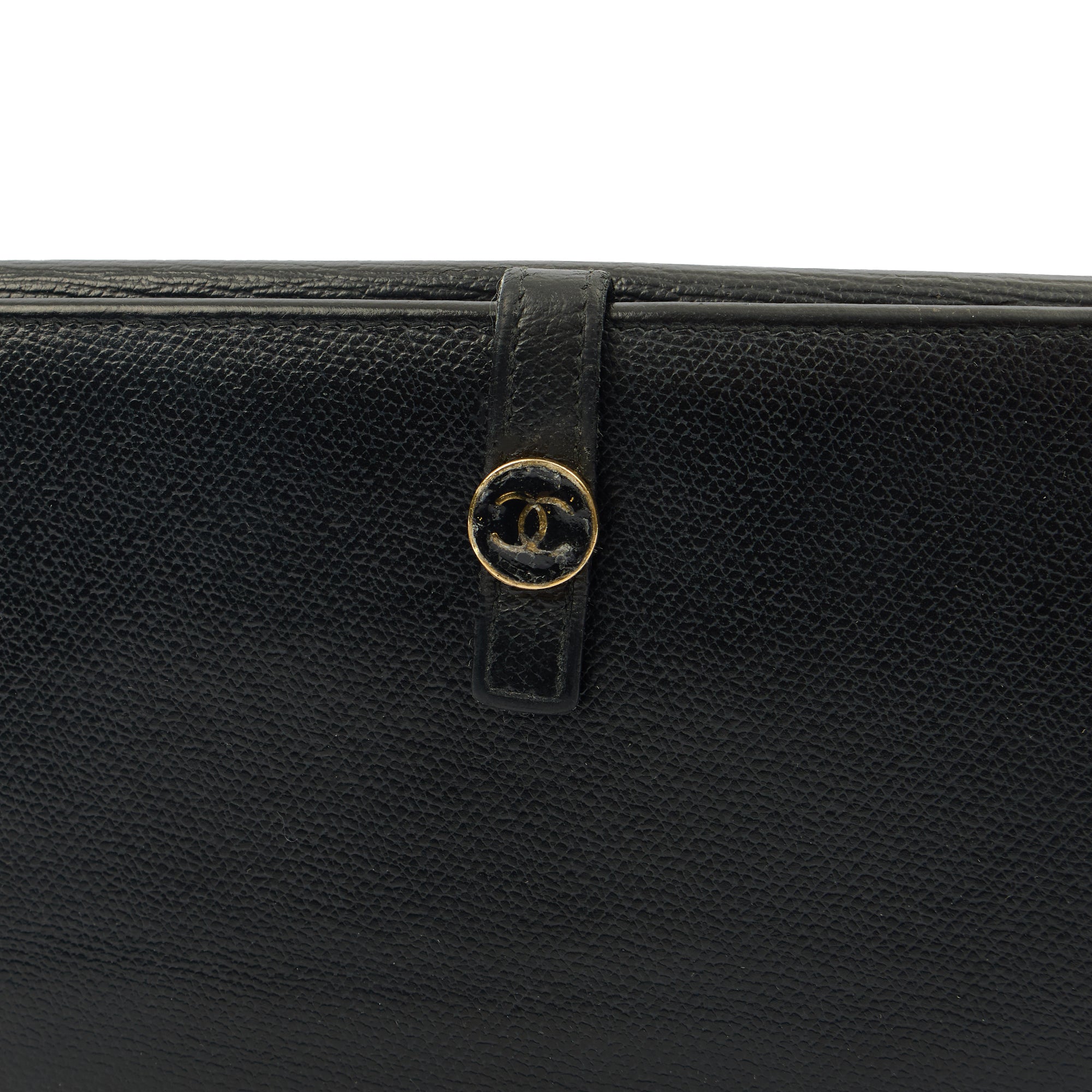 Chanel Wallet Zip Wallet in Black, Calfskin Leather