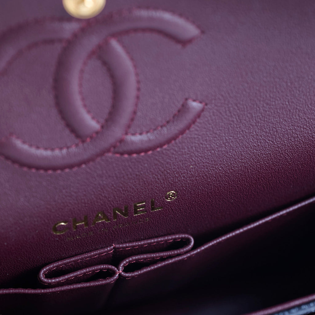Chanel Small Classic Flap Caviar Black (Microchipped)