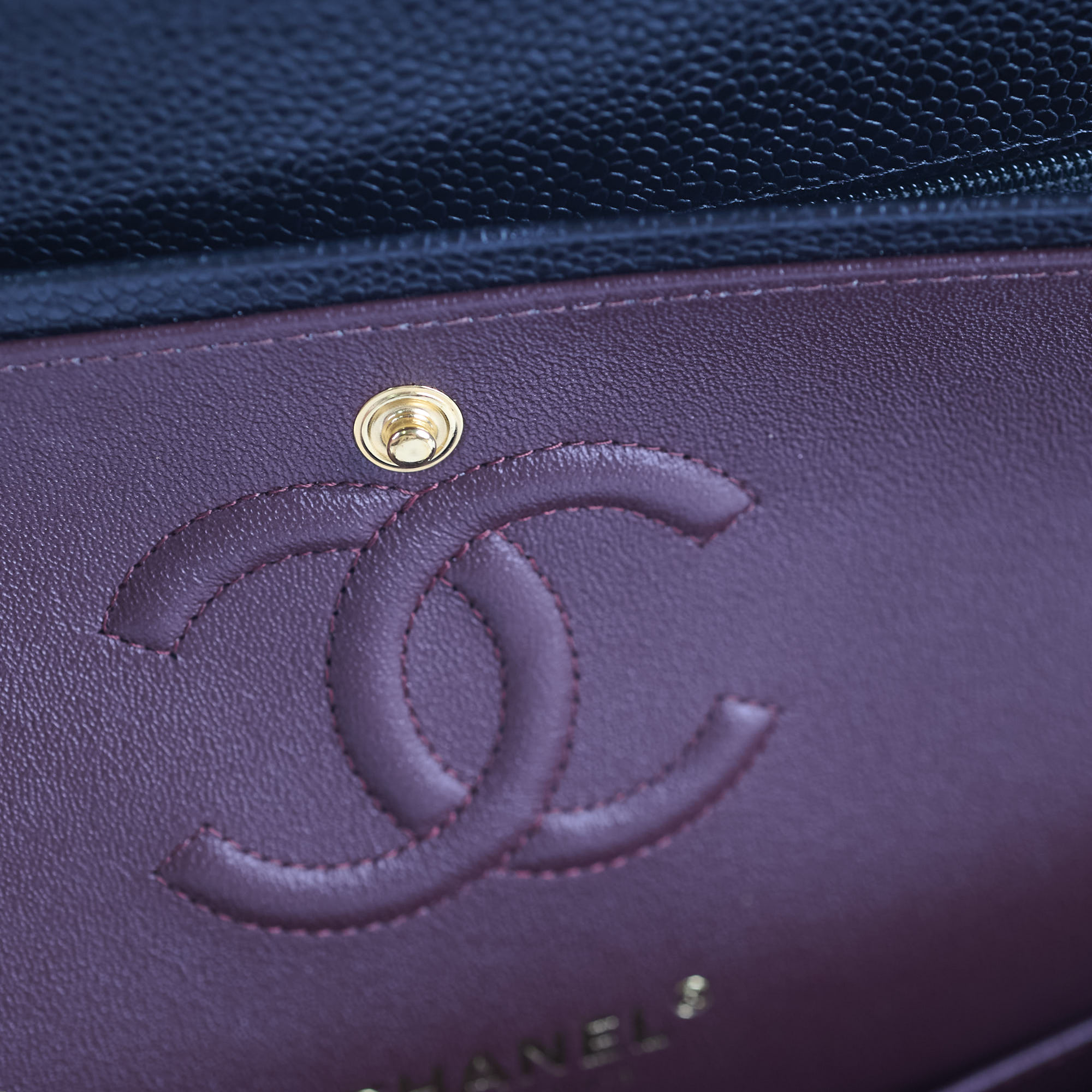 Chanel Small Classic Flap Caviar Black (Microchipped)
