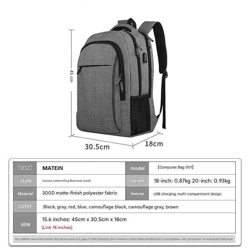 Men's High-End Large-Capacity Business Backpack Travel Laptop Backpack ZK415