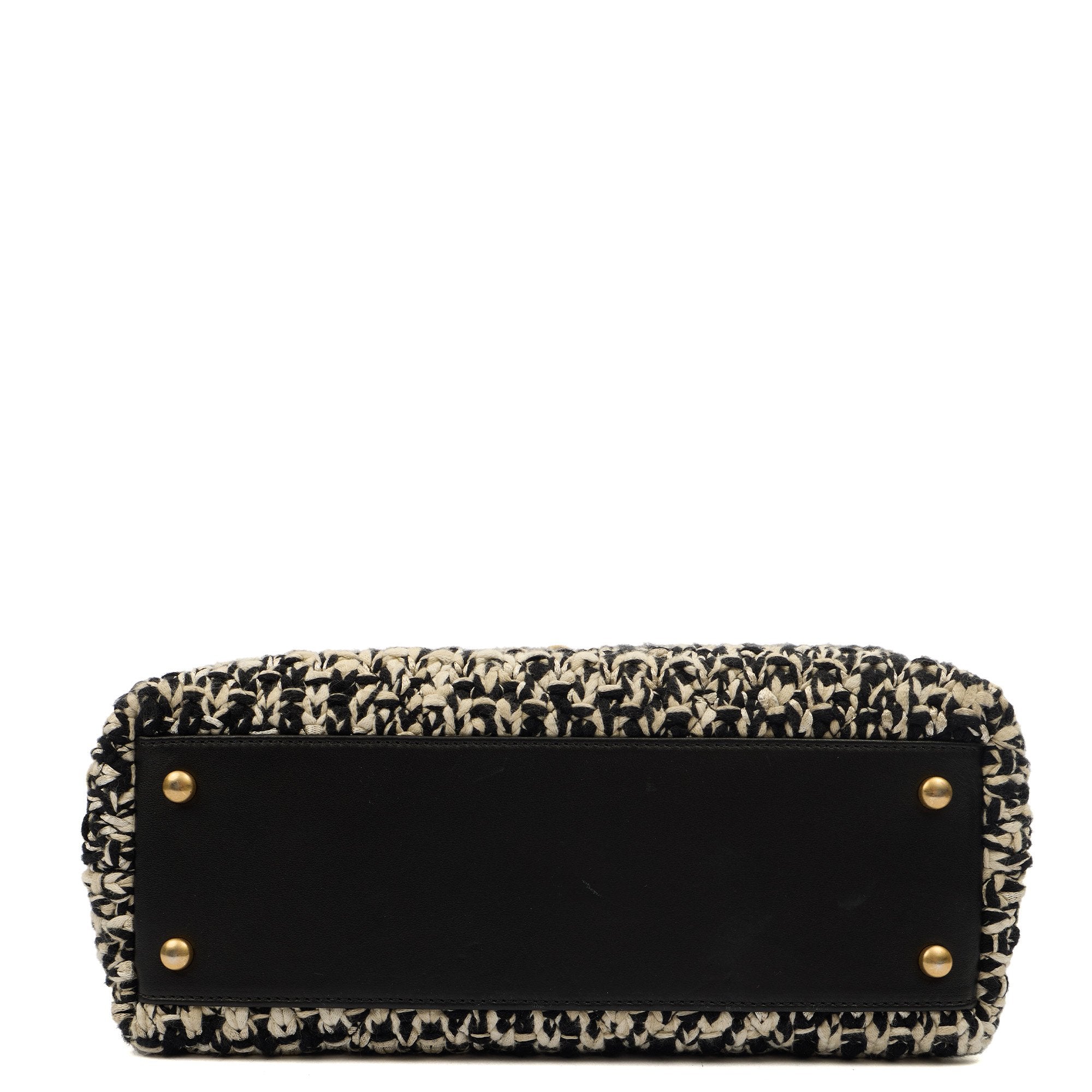 Chanel Top Handle Coco Top Handle in Black, Fabric