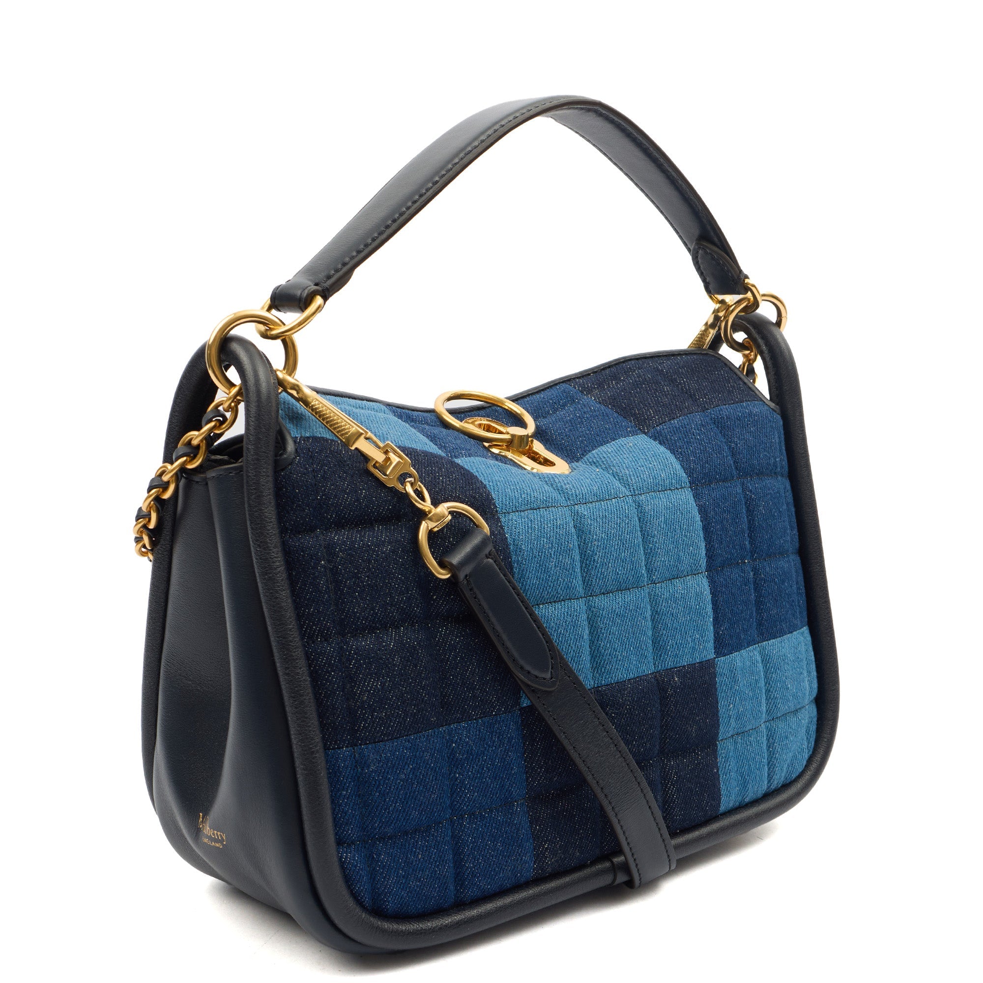 Mulberry Tote Hampstead in Blue, Fabric