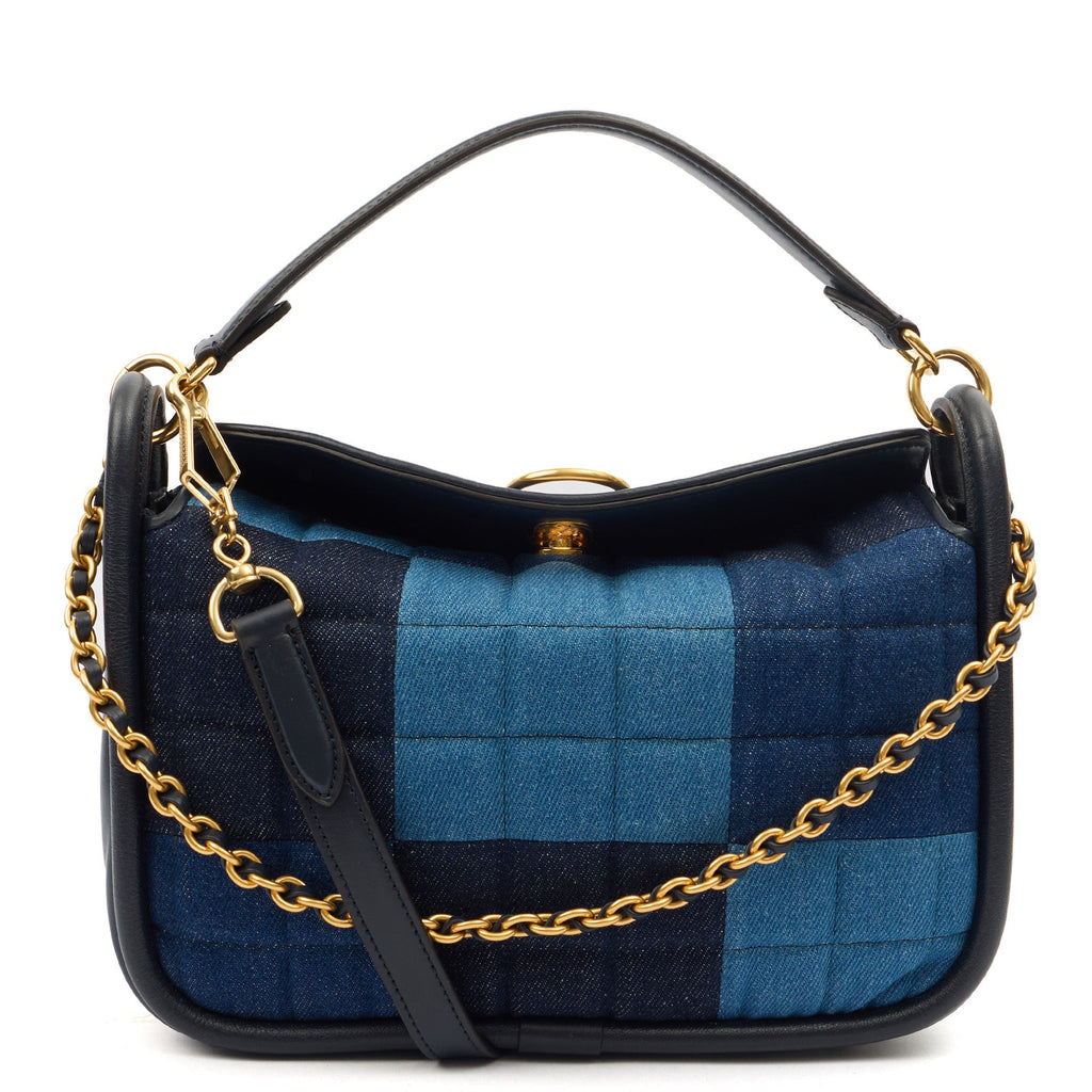 Mulberry Tote Hampstead in Blue, Fabric