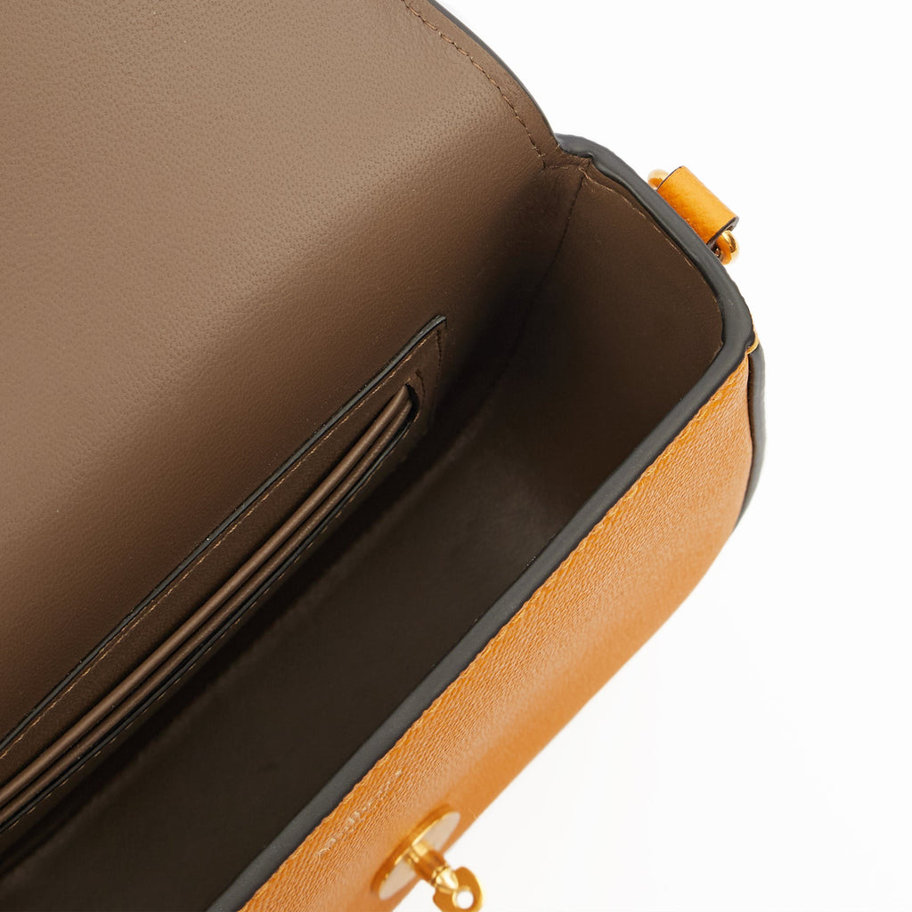 Mulberry Cross Body Darley Shoulder Bag - Small  in Deep Amber, Leather