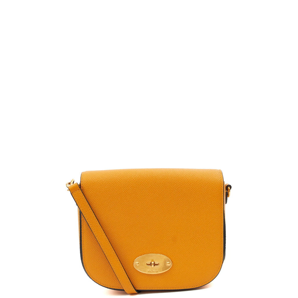 Mulberry Cross Body Darley Shoulder Bag - Small  in Deep Amber, Leather