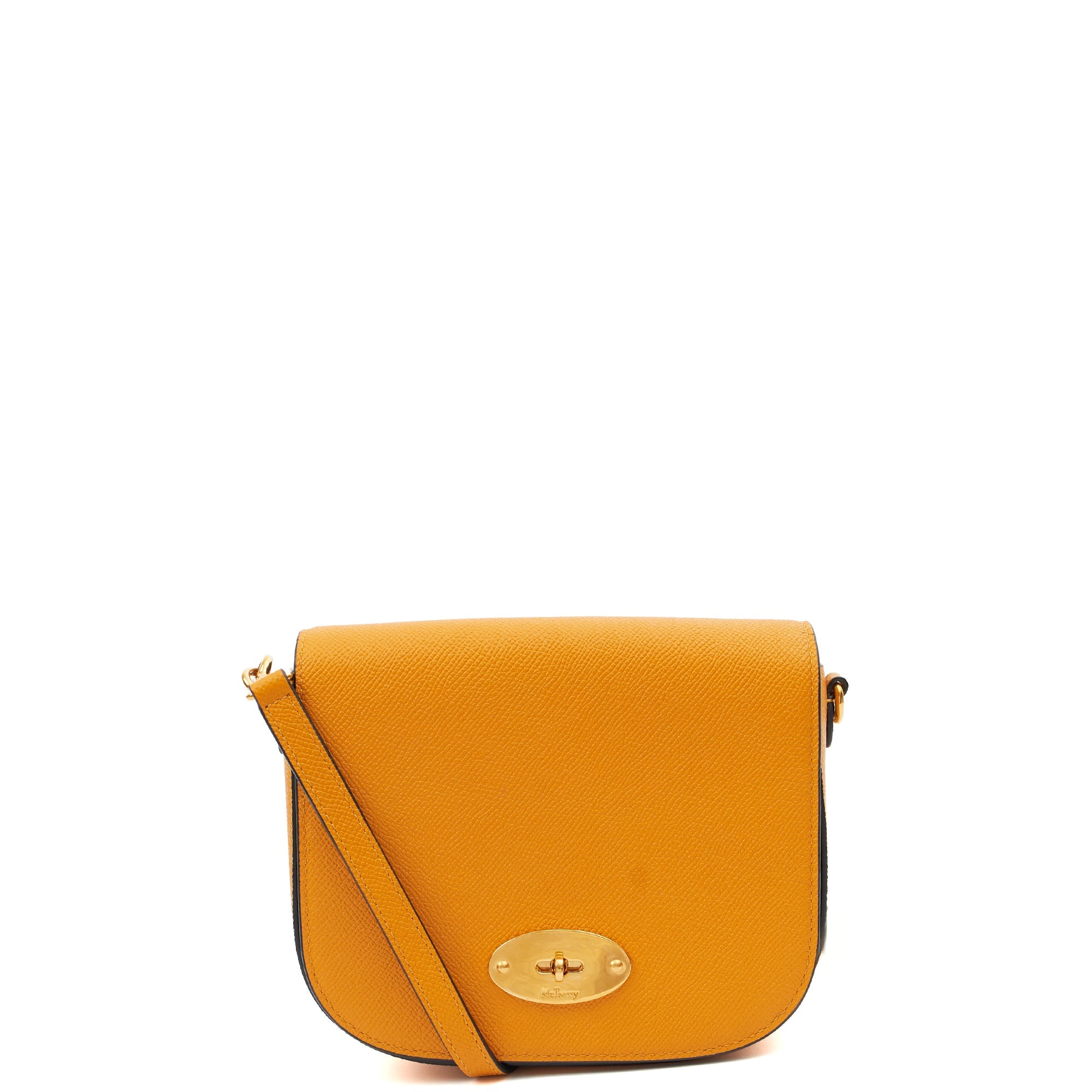 Mulberry Cross Body Darley Shoulder Bag - Small  in Deep Amber, Leather