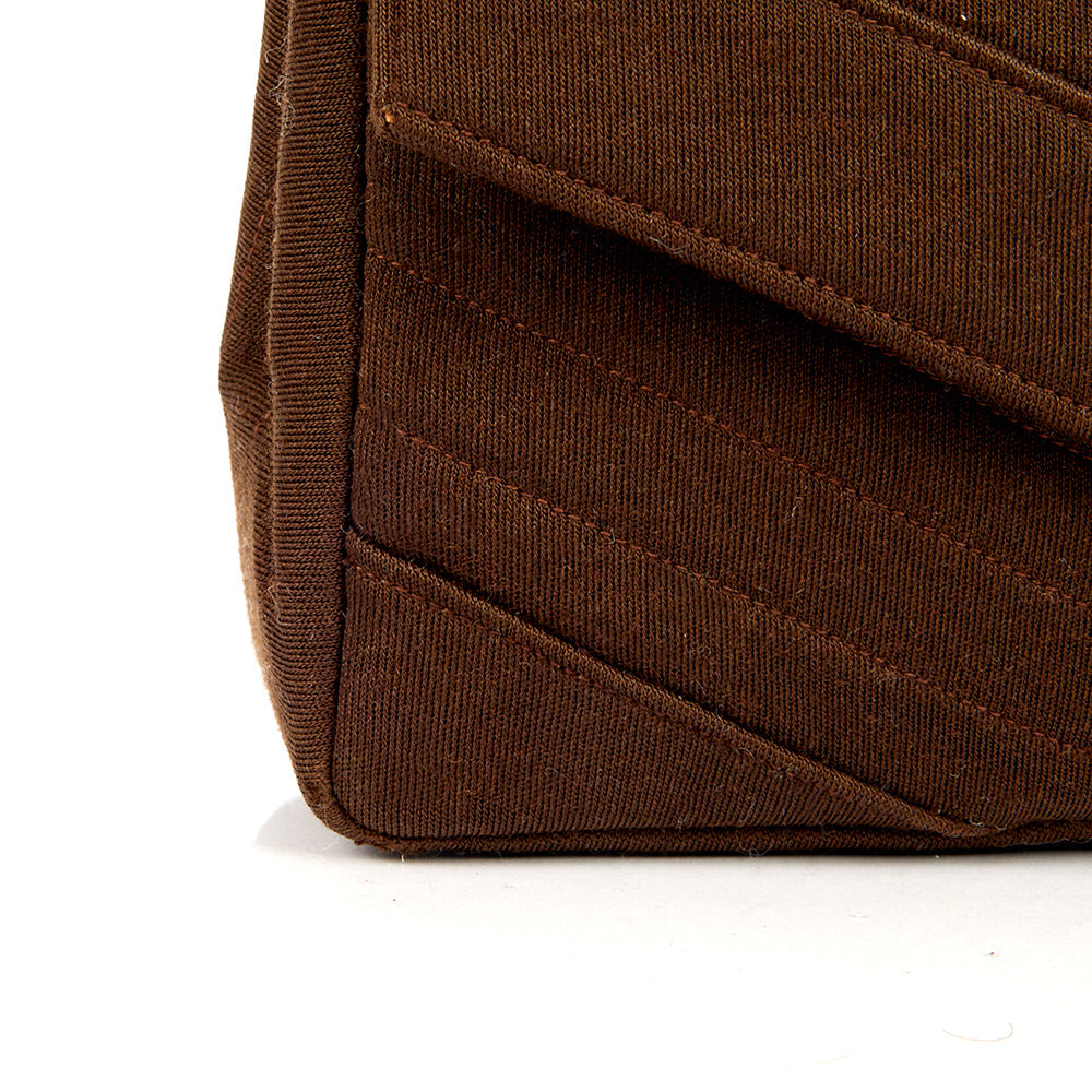 Chanel Shoulder Bag Vintage Flap Bag  in Brown Fabric