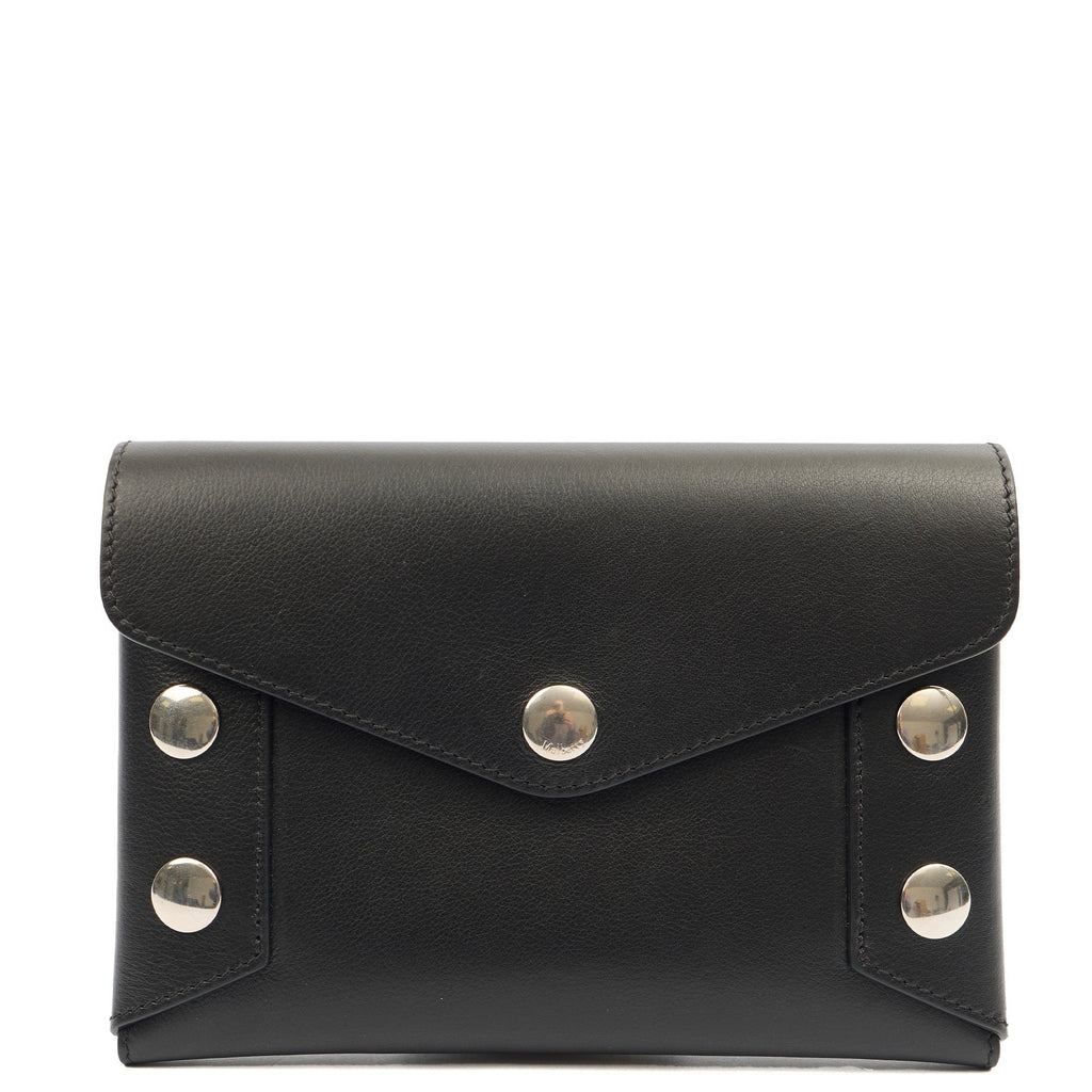 Mulberry Clutch Envelope Pouch in Black, Leather