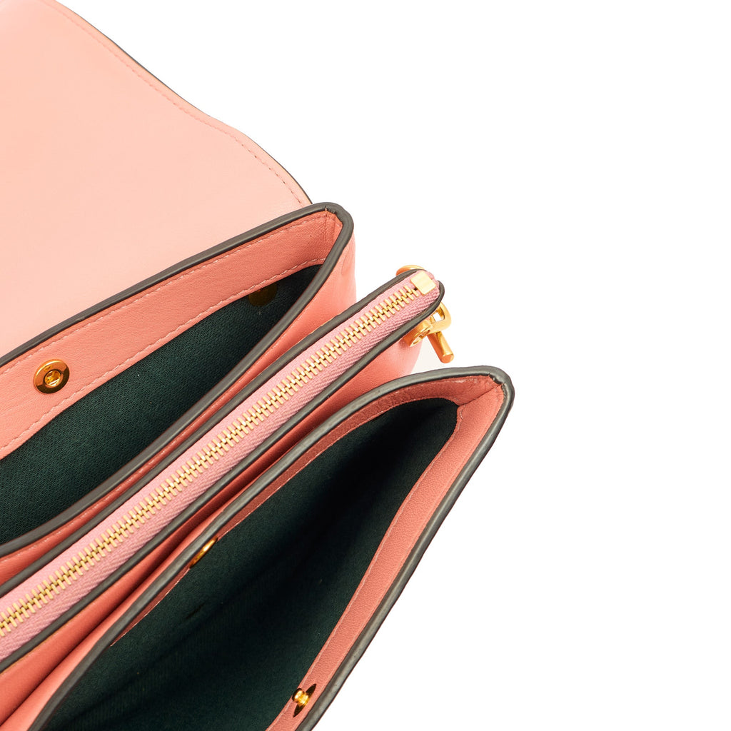 Mulberry Cross Body Clifton in Pink, Calfskin Leather