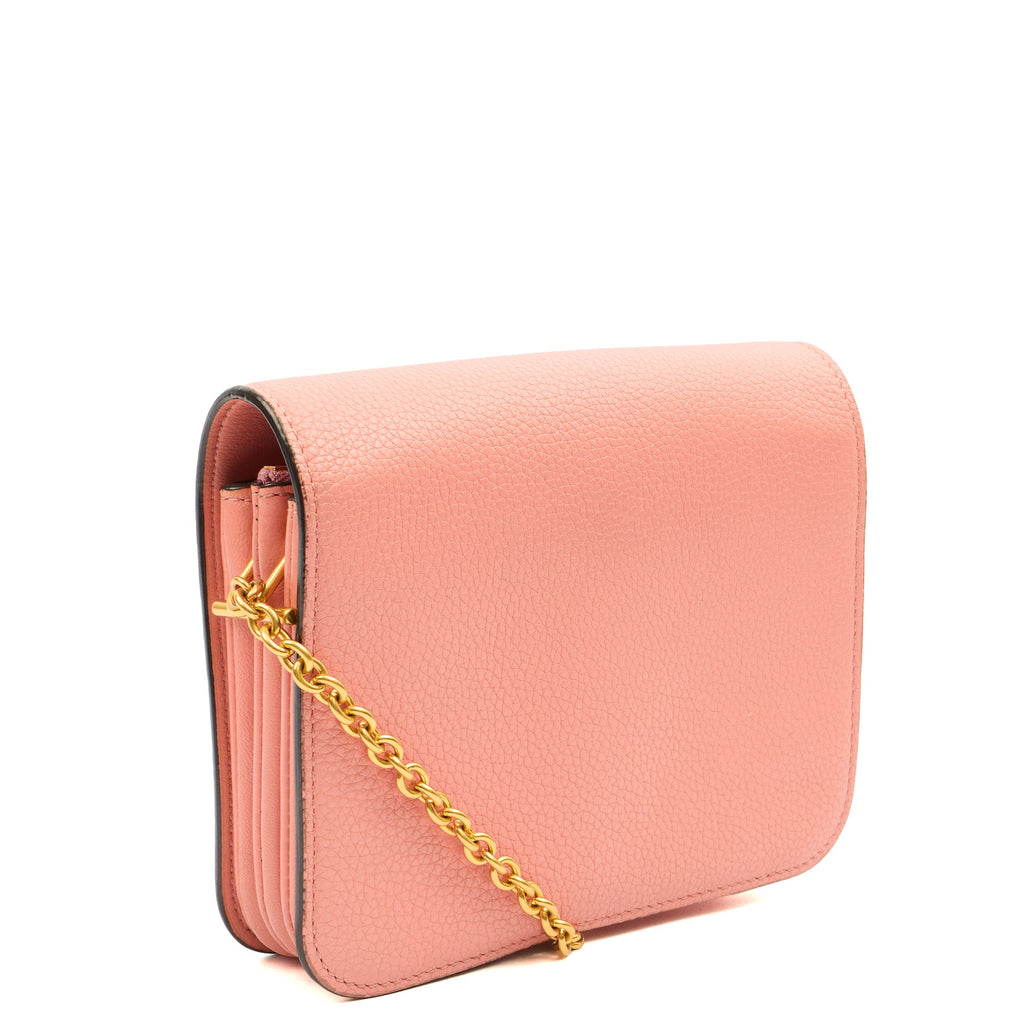 Mulberry Cross Body Clifton in Pink, Calfskin Leather