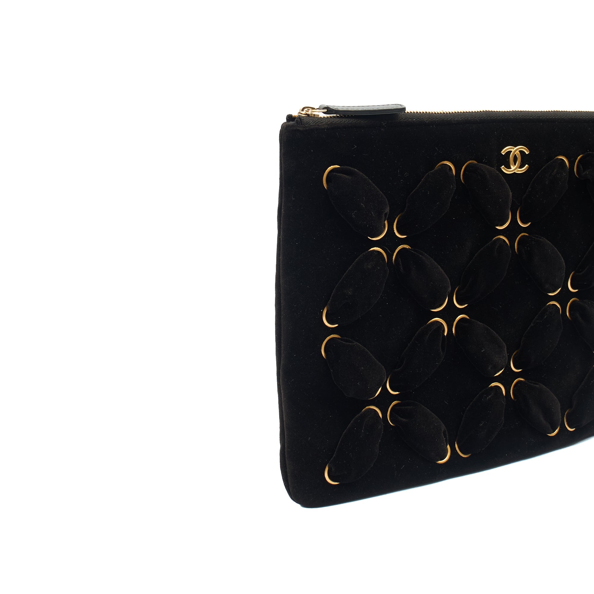Chanel Mini Bag Clutch in Black, Velvet