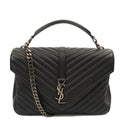 Saint Laurent Shoulder Bag College - Medium in Black, Leather