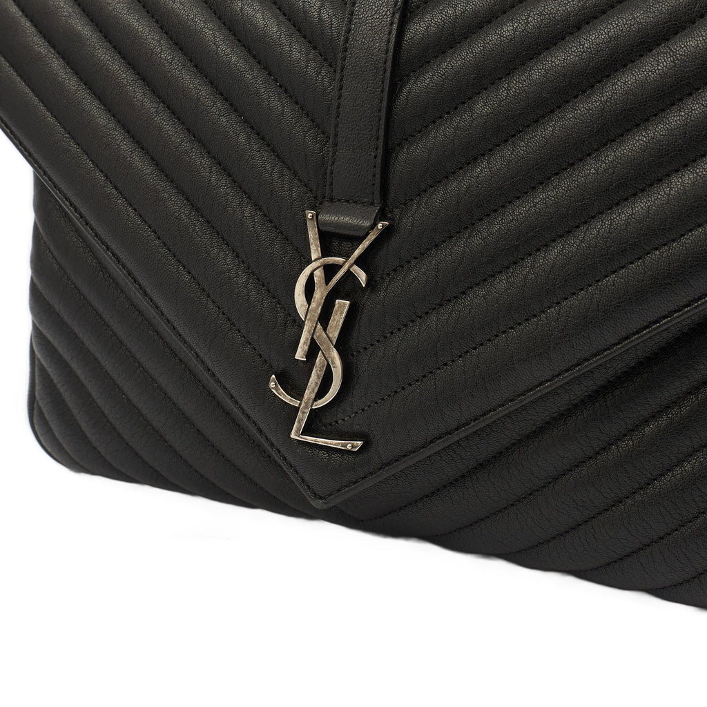 Saint Laurent Shoulder Bag College - Medium in Black, Leather