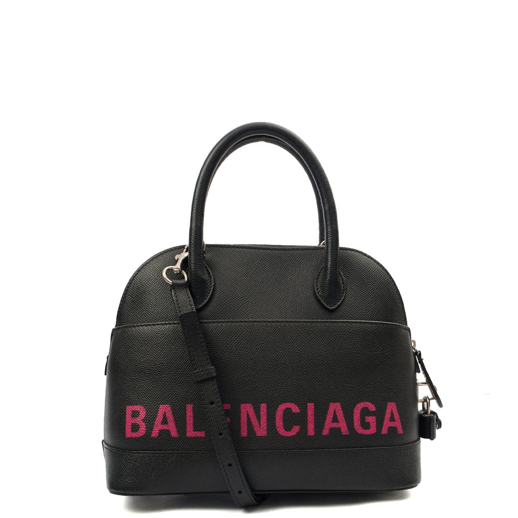 Balenciaga Top Handle Ville Top Handle S in Black, Leather