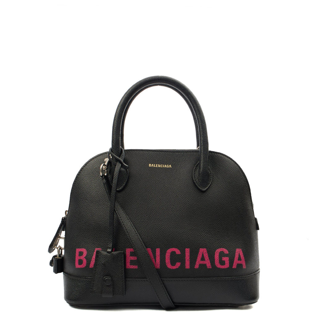 Balenciaga Top Handle Ville Top Handle S in Black, Leather