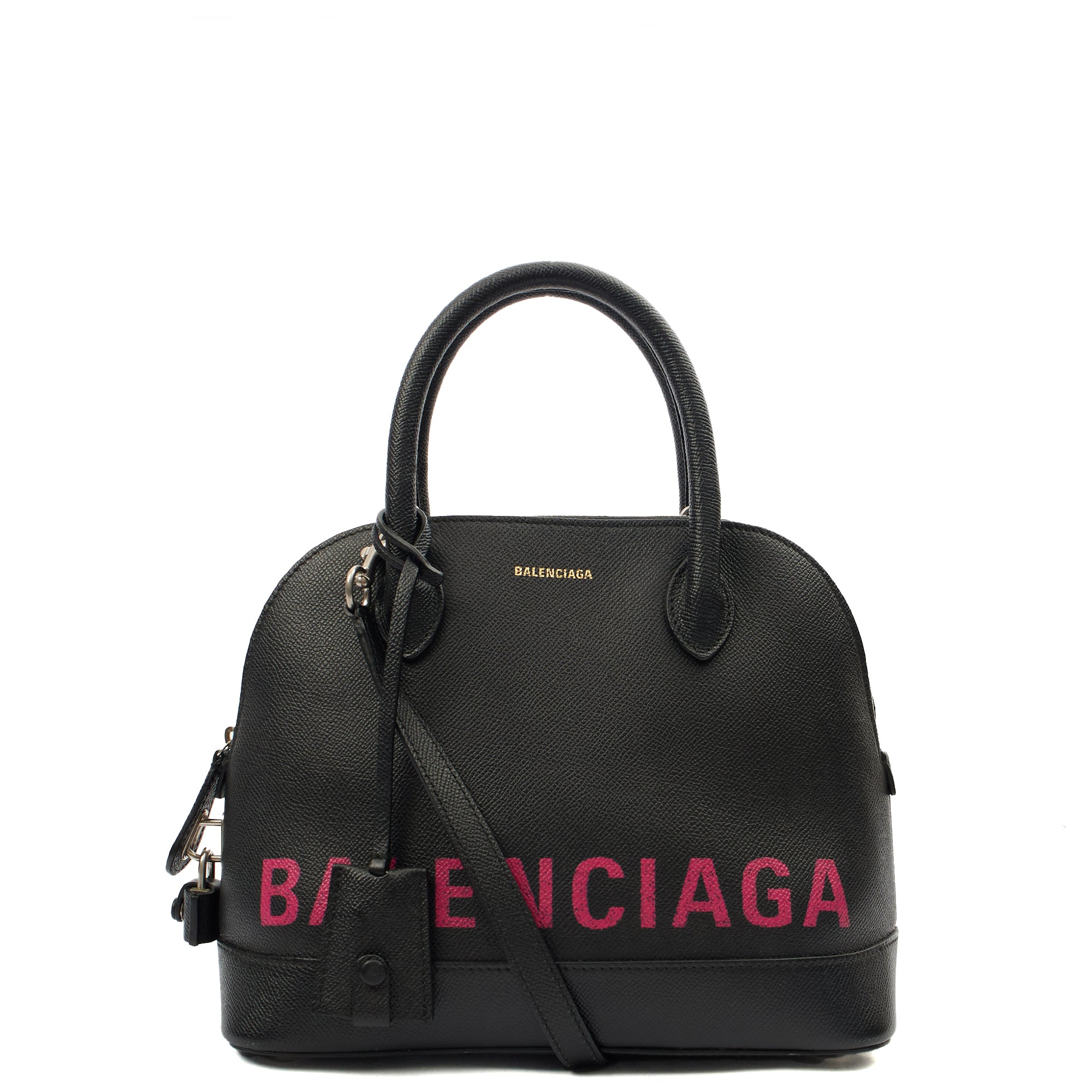 Balenciaga Top Handle Ville Top Handle S in Black, Leather