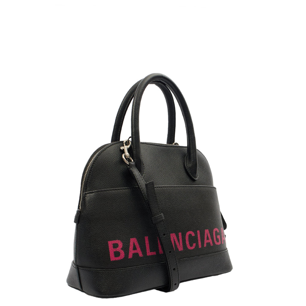 Balenciaga Top Handle Ville Top Handle S in Black, Leather