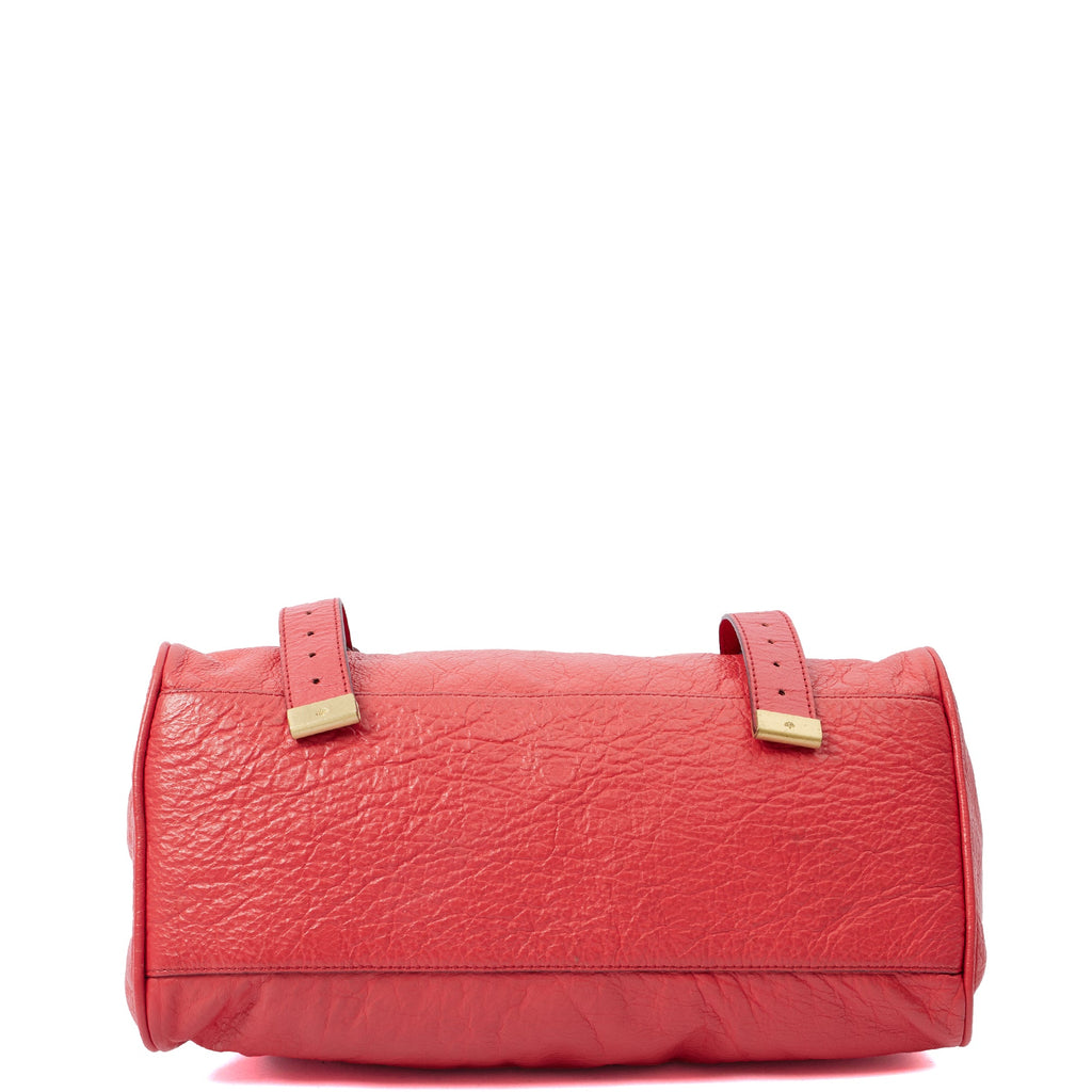Mulberry Tote Alexa in Lipstick Red, Calfskin Leather