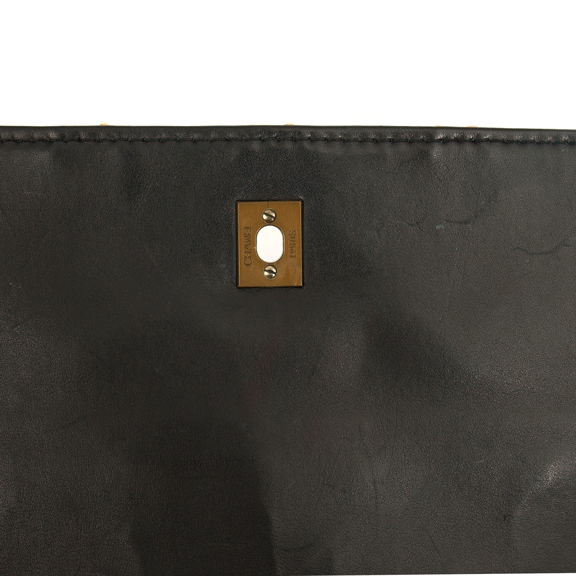 Chanel Shoulder Bag Wildstitch Flap Bag in Black, Leather