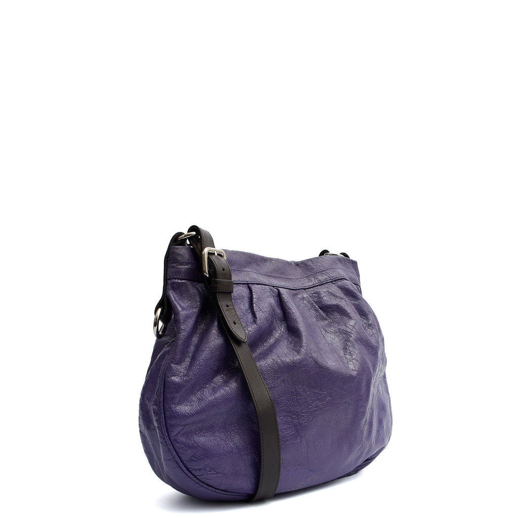 Mulberry Tote Mitzy Hobo in Purple, Patent Leather