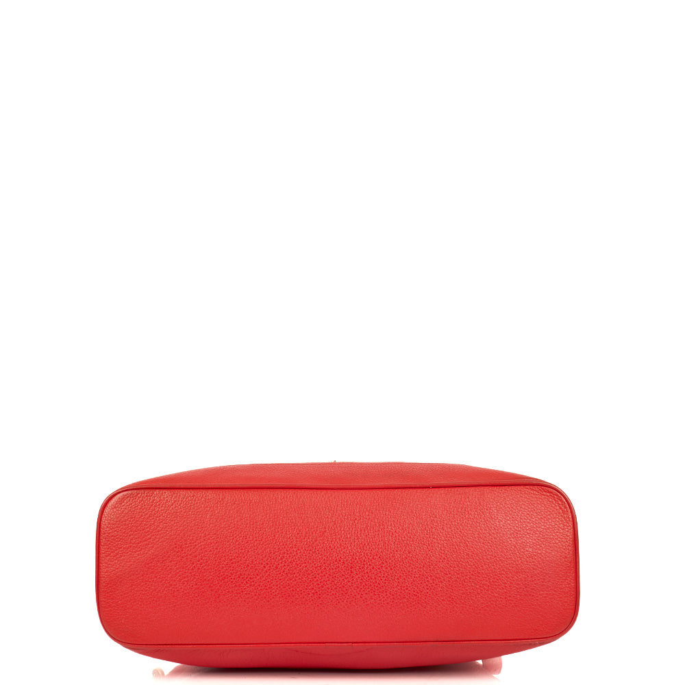 Mulberry Top Handle Pembridge in Red, Calfskin Leather