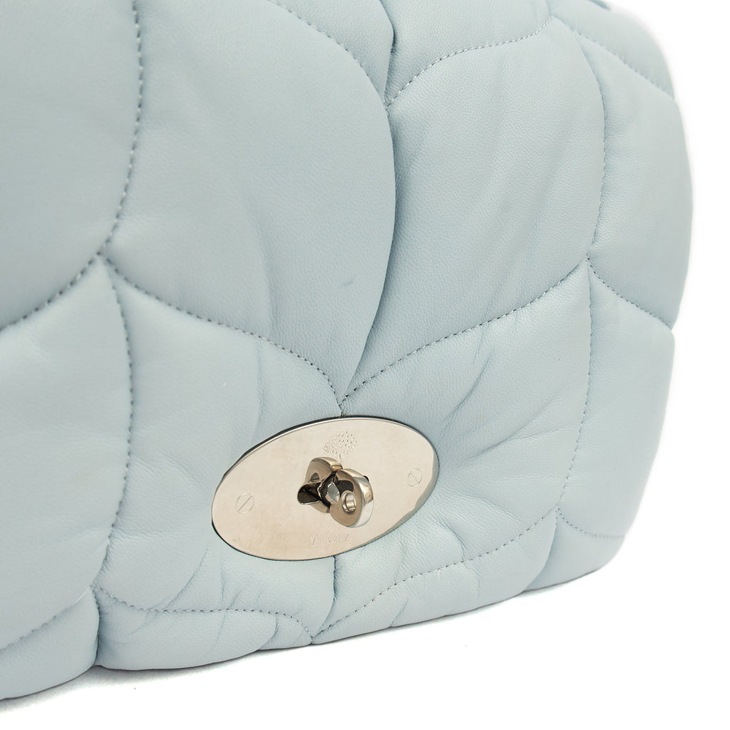 Mulberry Cross Body Little Softie in Poplin Blue, Leather