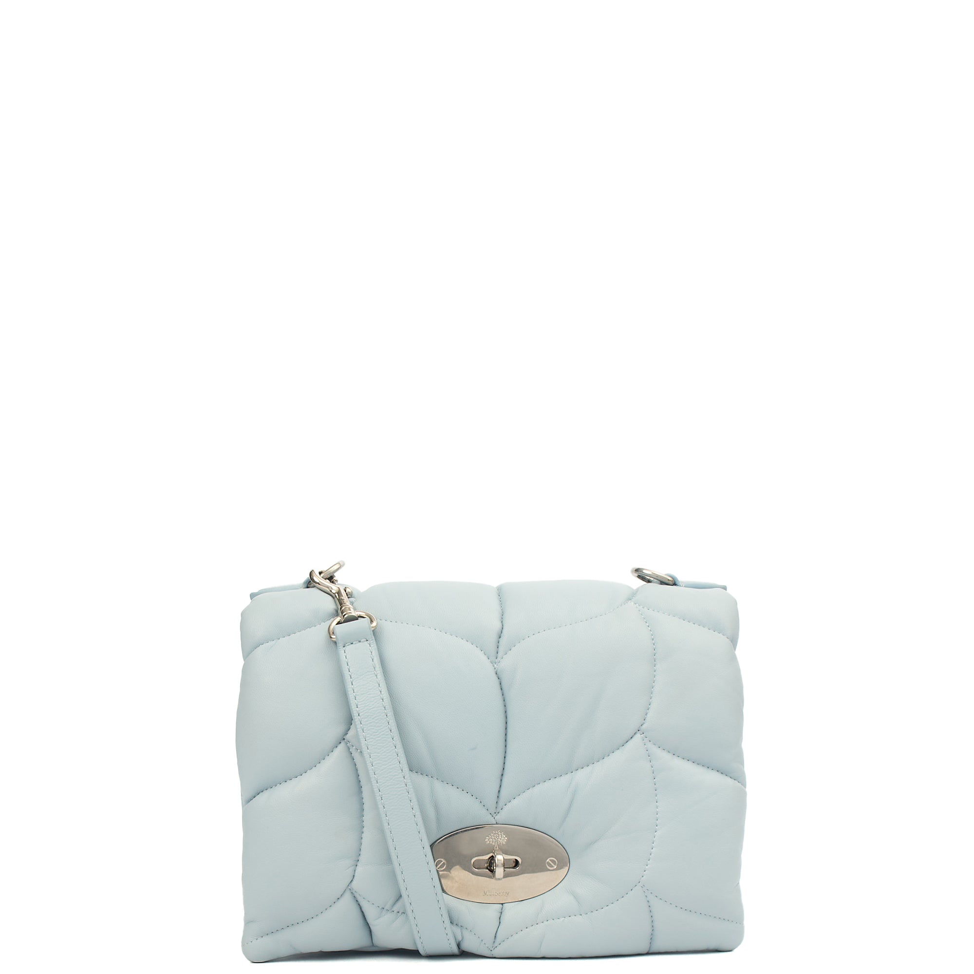 Mulberry Cross Body Little Softie in Poplin Blue, Leather
