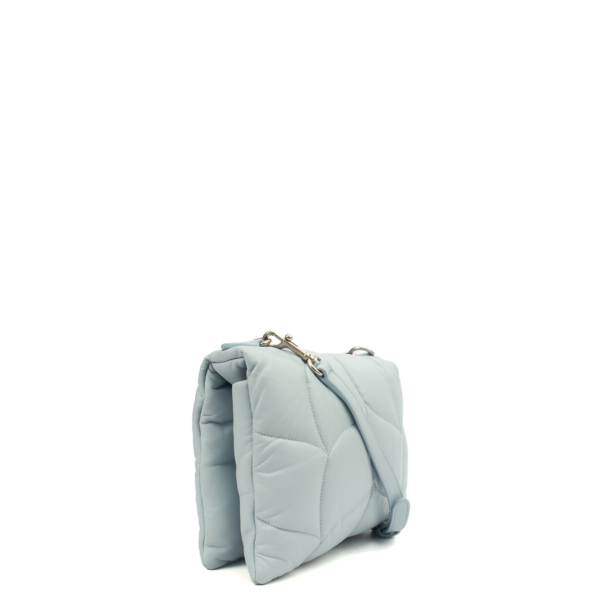 Mulberry Cross Body Little Softie in Poplin Blue, Leather