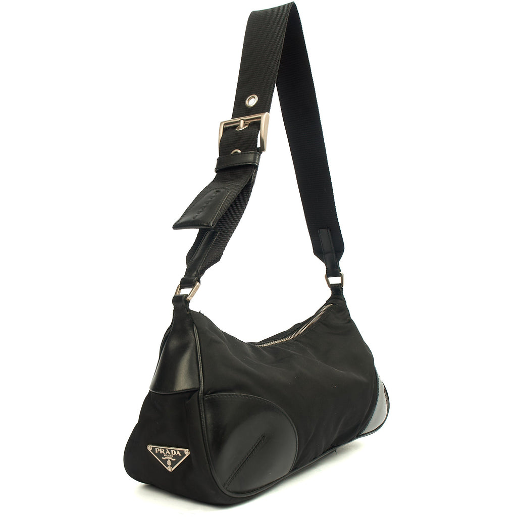 Prada Shoulder Bag Shoulder Bag in Black, Nylon