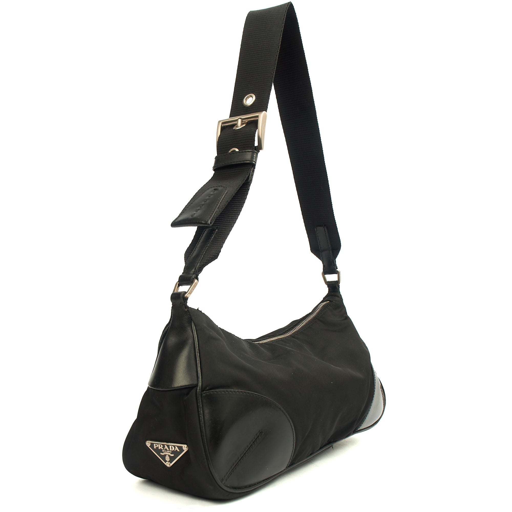 Prada Shoulder Bag Shoulder Bag in Black, Nylon