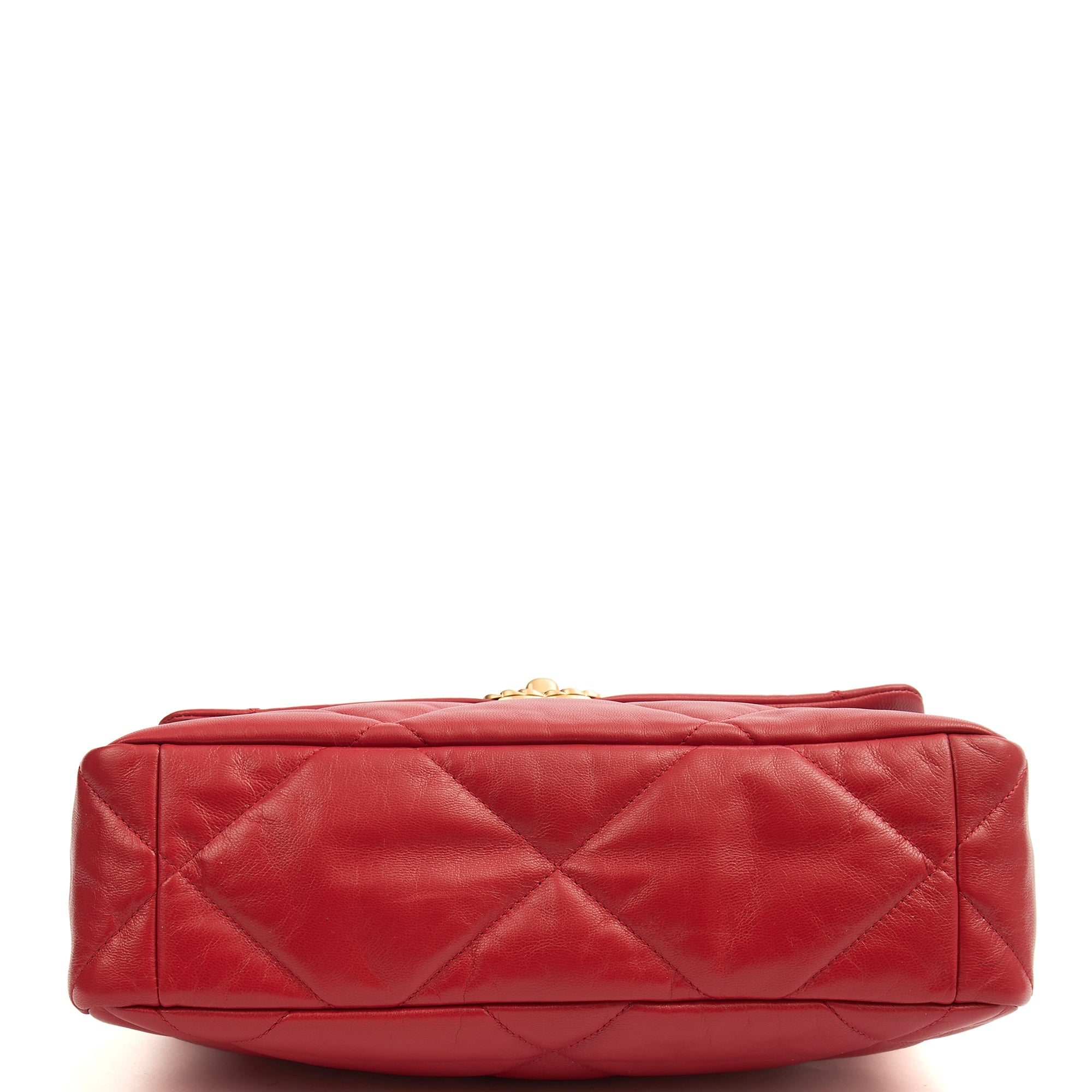Chanel Shoulder Bag Chanel 19 in Red, Calfskin Leather